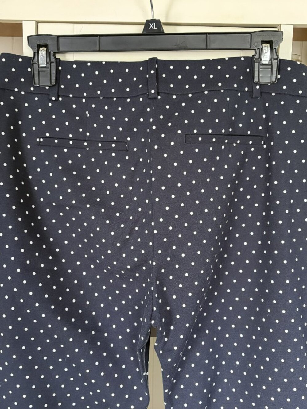Brooks Brothers Women's Pants Sz 6 Navy with White Polka Dots - Picture 4 of 5